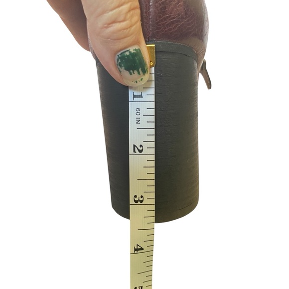 Miz Mooz Isadora Leather Heels Burgundy Double Strap Mary Jane Shoes size 10 41 - Picture 13 of 13